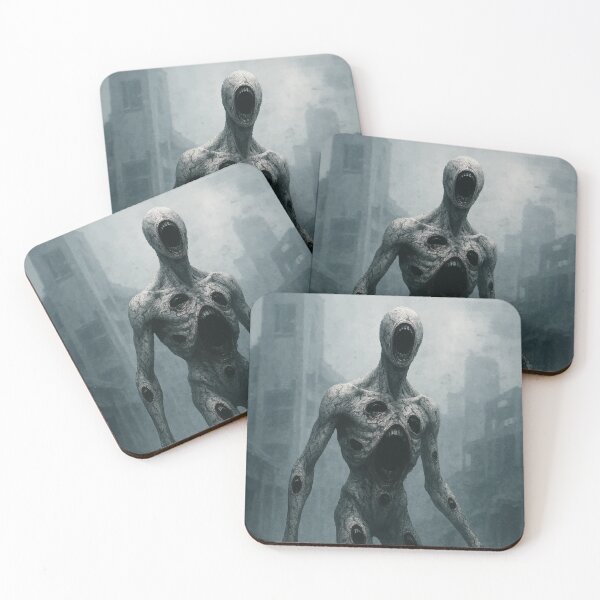 Item preview, Distorted Humanoid in a Foggy Wasteland designed and sold by AbstractAnom.