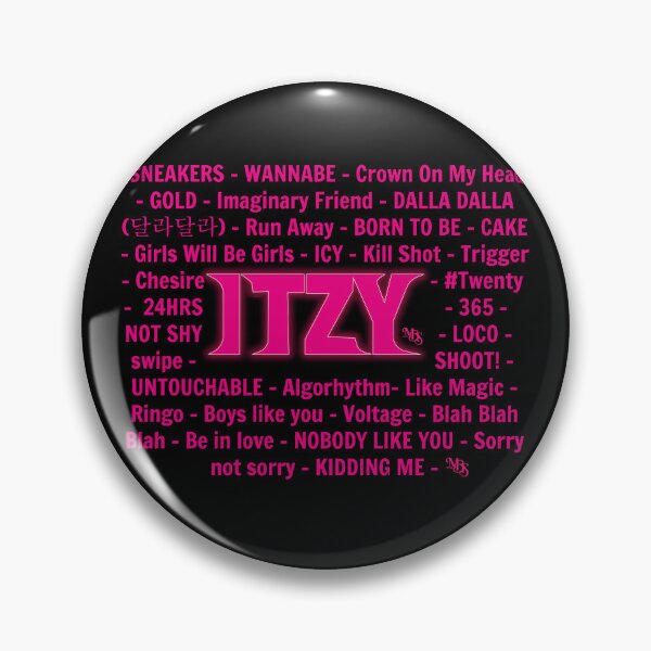 Item preview, Design with the songs of the group Itzy designed and sold by mbs-desing.