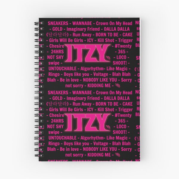 Item preview, Design with the songs of the group Itzy designed and sold by mbs-desing.