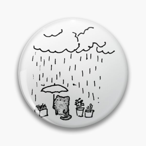 Item preview, rain cat designed and sold by sniptioraloncha.