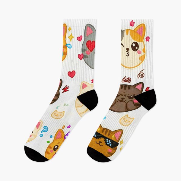 Item preview, Kawaii Kitten Emotions Pack Funny Expression Stickers Cats Emoji Pattern designed and sold by JOSTH.