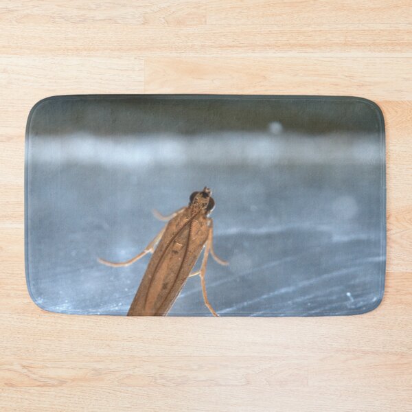 Item preview, Tan Micro‑Moth Resting on Metallic Surface Macro designed and sold by Petalgrain.