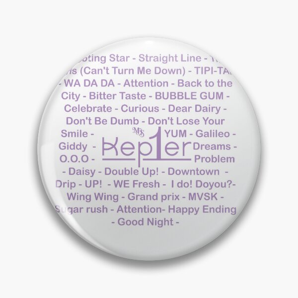 Item preview, Design with the songs of the group Kep1er designed and sold by mbs-desing.