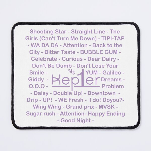 Item preview, Design with the songs of the group Kep1er designed and sold by mbs-desing.