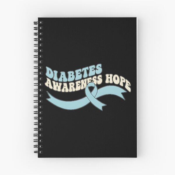 Item preview, Diabetes Awareness Hope Blue Ribbon Butterfly Design Health Support Inspirational Quote designed and sold by ArtDesignTp.