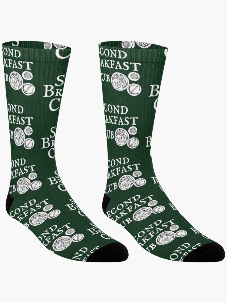 Thumbnail 3 of 5, Socks, Second Breakfast Club designed and sold by Keeping Art Heavenly.
