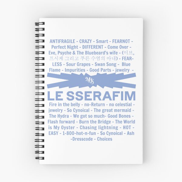 Item preview, Design with the songs of the group Le sserafim designed and sold by mbs-desing.