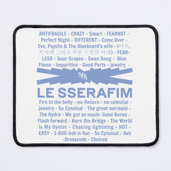 Item preview, Design with the songs of the group Le sserafim designed and sold by mbs-desing.