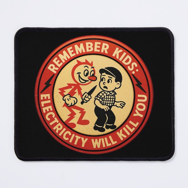 Item preview, Electricity Will Kill You Kids designed and sold by gear-posters.