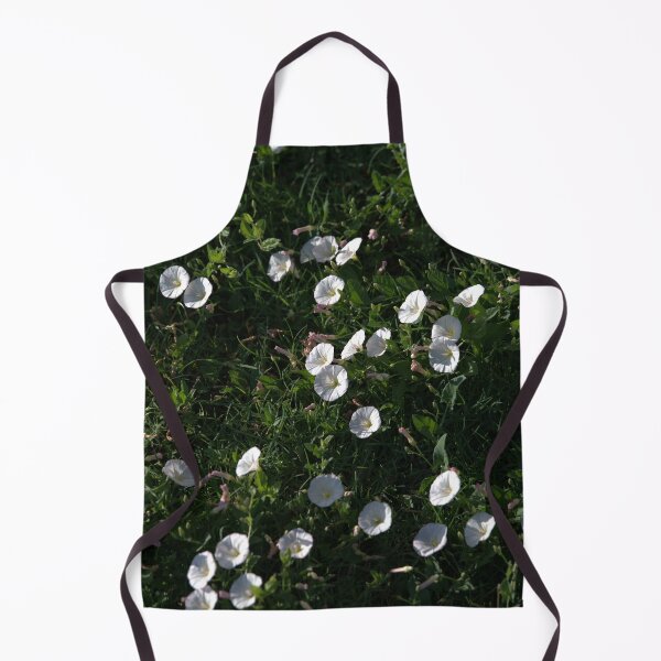 Item preview, Broad Patch of White Bindweed Flowers Among Grass designed and sold by Petalgrain.