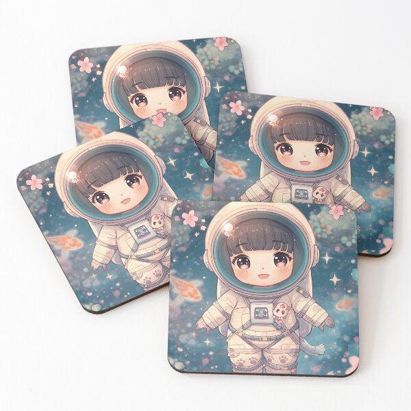 Item preview, Pastel Chibi Astro-Bunny: Sakura Dream Portrait designed and sold by MoonlitDoodles1.