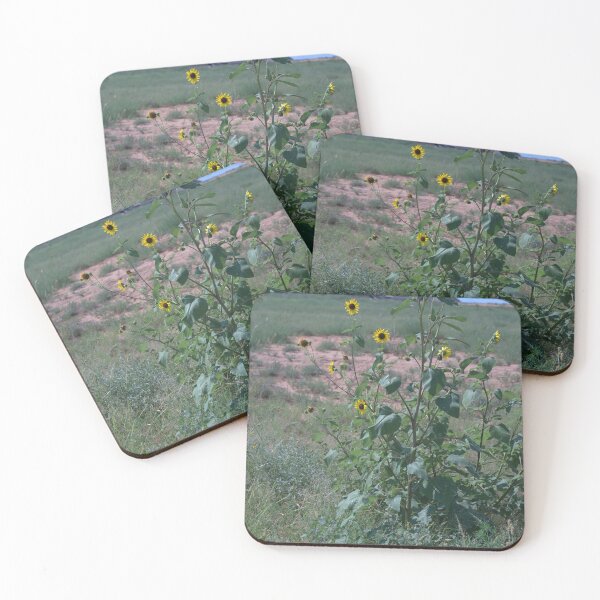 Item preview, Wild Sunflower Stalky Plant Among the Grassy Plains designed and sold by Petalgrain.