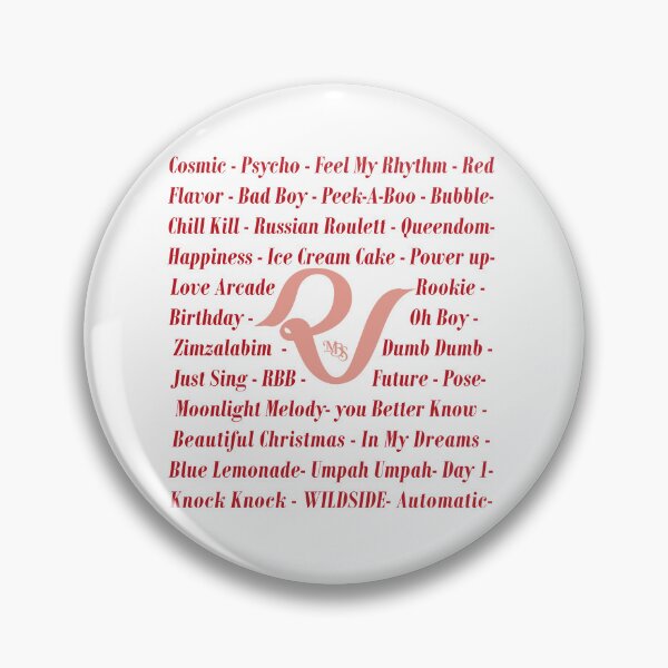 Item preview, Design with the songs of the group Red Velvet designed and sold by mbs-desing.
