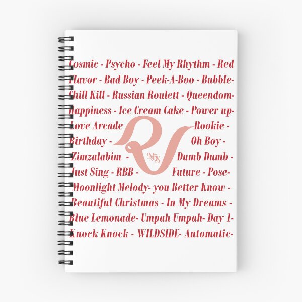 Item preview, Design with the songs of the group Red Velvet designed and sold by mbs-desing.