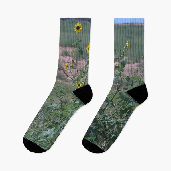 Item preview, Wild Sunflower Stalky Plant Among the Grassy Plains designed and sold by Petalgrain.