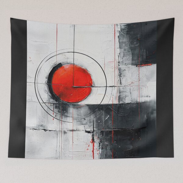 Item preview, Red Circle Abstract designed and sold by caracatita75.