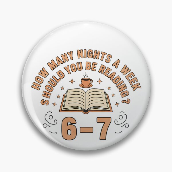 Item preview, How Many Nights a Week Should You Be Reading 6 7 Funny Book Lover Coffee Meme designed and sold by ArtDesignTp.