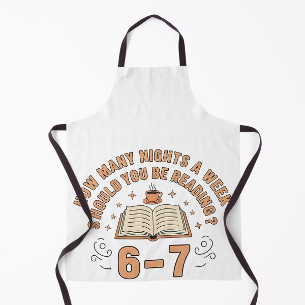 Item preview, How Many Nights a Week Should You Be Reading 6 7 Funny Book Lover Coffee Meme designed and sold by ArtDesignTp.