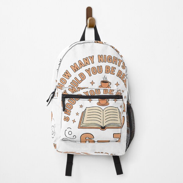 Item preview, How Many Nights a Week Should You Be Reading 6 7 Funny Book Lover Coffee Meme designed and sold by ArtDesignTp.