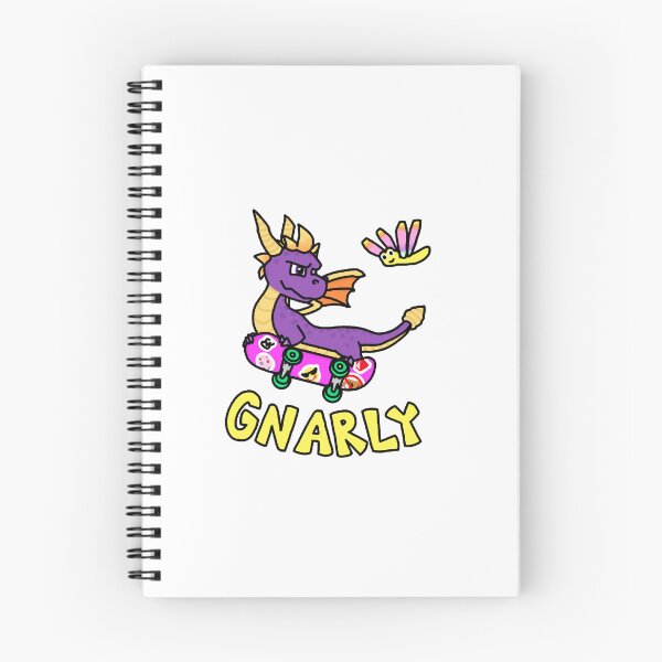 Item preview, GNARLY Skateboarding Spyro and Sparx designed and sold by queencorvidae.