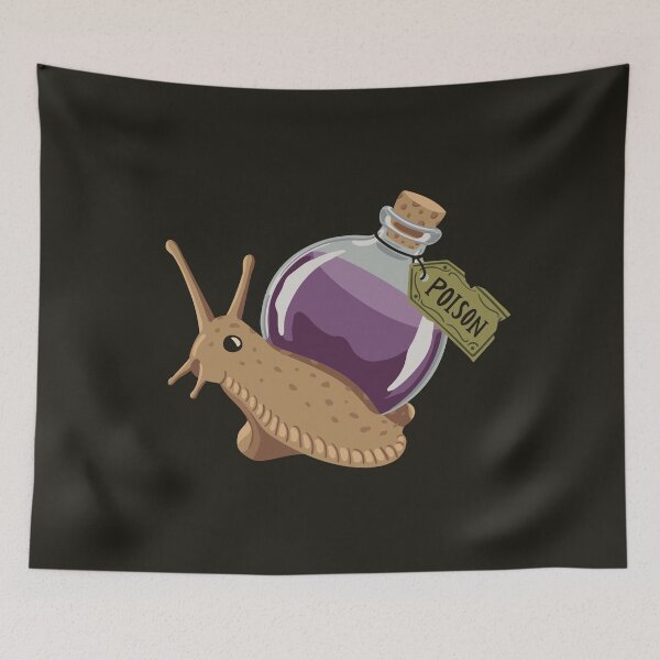 Item preview, Snail with magic potion Halloween designed and sold by InkofNocturna.