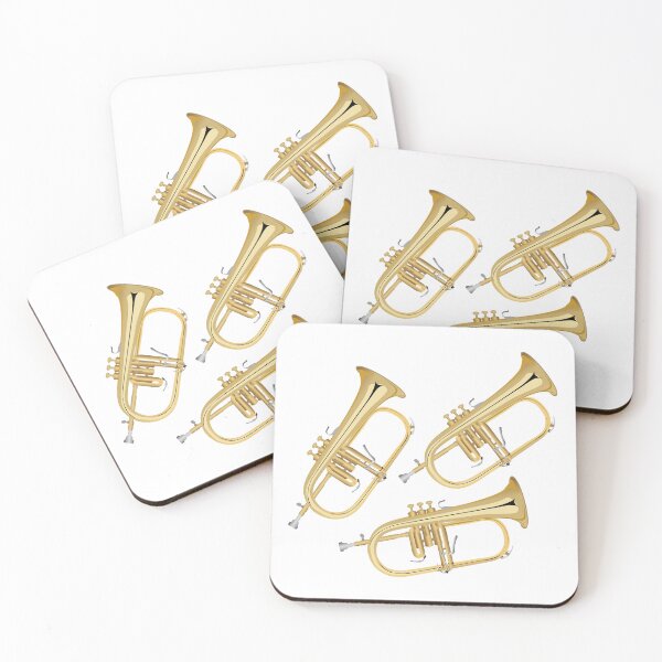 Item preview, flugelhorn on white designed and sold by kobyakov.