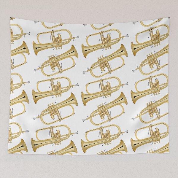 Item preview, flugelhorn on white designed and sold by kobyakov.