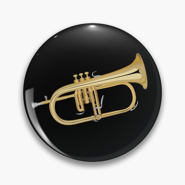 Item preview, flugelhorn on black designed and sold by kobyakov.