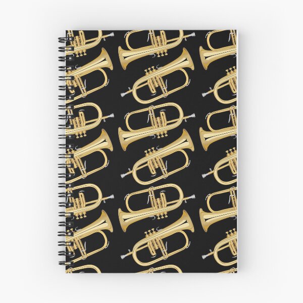 Item preview, flugelhorn on black designed and sold by kobyakov.