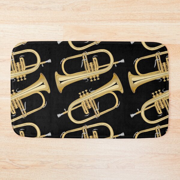 Item preview, flugelhorn on black designed and sold by kobyakov.