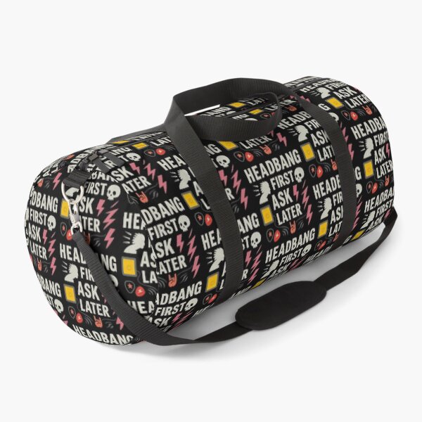 Item preview, Headbang First Ask Later – Rock Impulse Statement Design designed and sold by SanPedroArt.