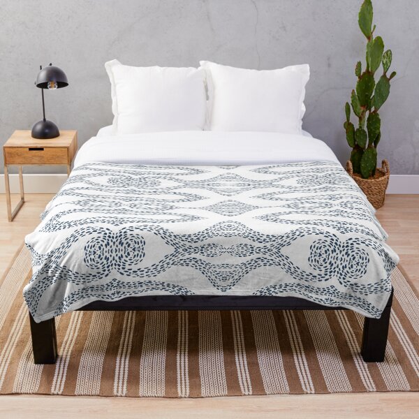 Item preview, Navy Impressionist pattern designed and sold by PLPGH.
