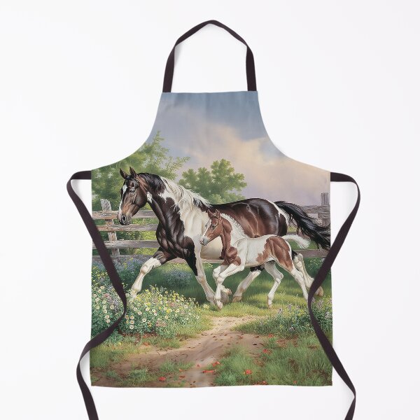 Item preview, Horses Paints Mare & Foal Throw Blanket designed and sold by candiscamera.