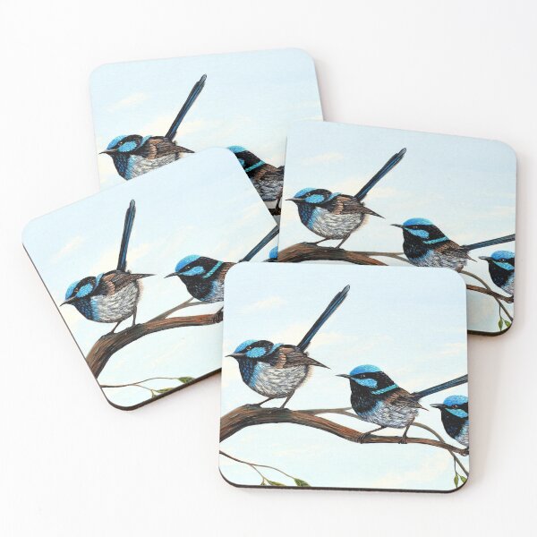 Item preview, Fairy Wrens - The Blues Brothers designed and sold by Linda Callaghan.