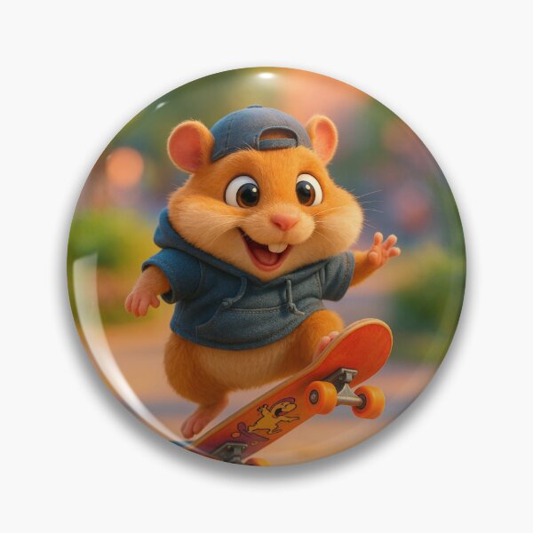 Item preview, Skater Syrian Hamster designed and sold by Sillytoe.