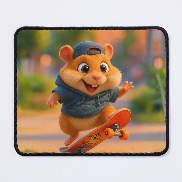 Item preview, Skater Syrian Hamster designed and sold by Sillytoe.