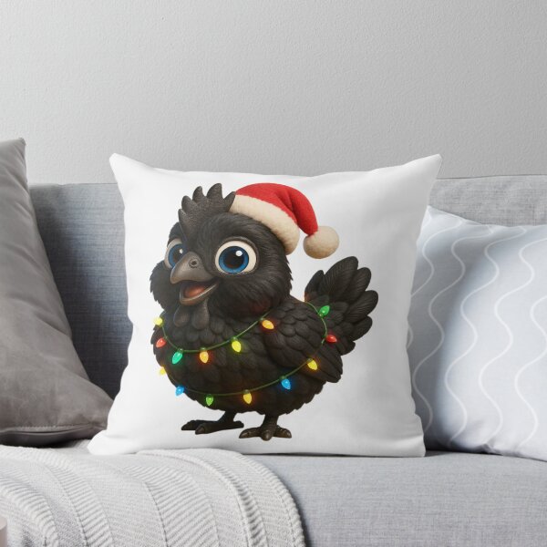 Item preview, Christmas Ayam Cemani Chicken 1 designed and sold by Sillytoe.