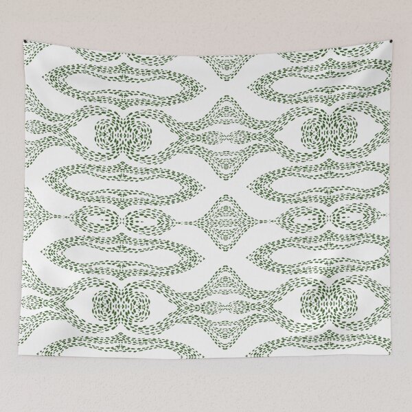 Item preview, emerald green impressionist pattern designed and sold by PLPGH.