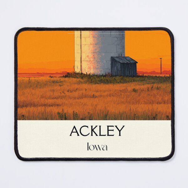 Item preview, Ackley Iowa Grain Silo | Farm Sunset Poster designed and sold by TuncGK.