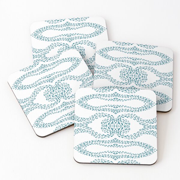Item preview, Teal impressionist pattern designed and sold by PLPGH.