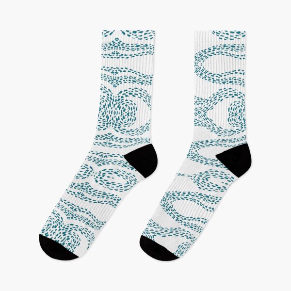 Item preview, Teal impressionist pattern designed and sold by PLPGH.