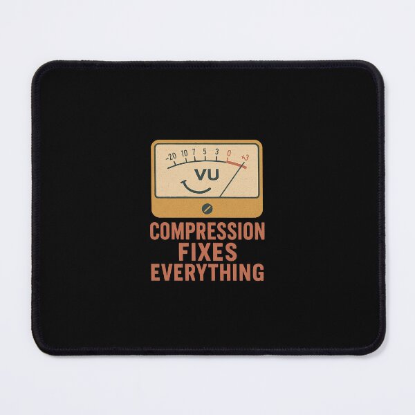 Item preview, Compression Fixes Everything — Vintage VU Meter  designed and sold by peaknerd.