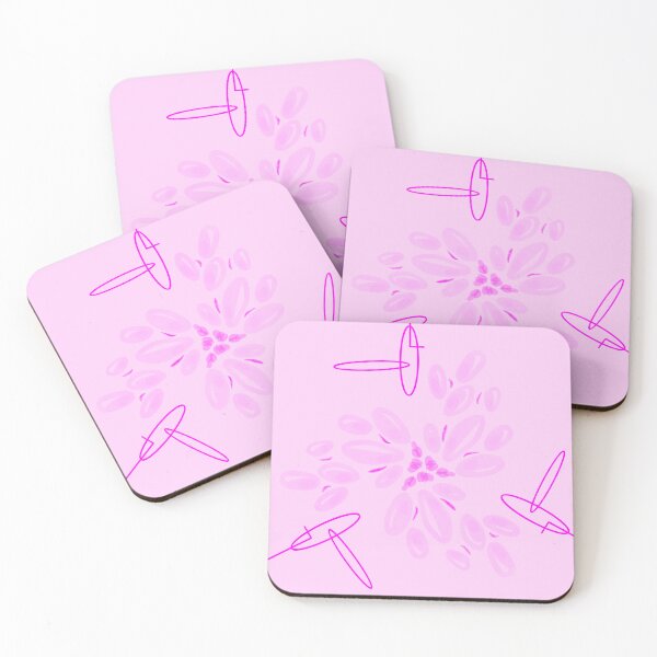 Item preview, Pink geometric abstract design A glass of wine  designed and sold by Mabocoh.