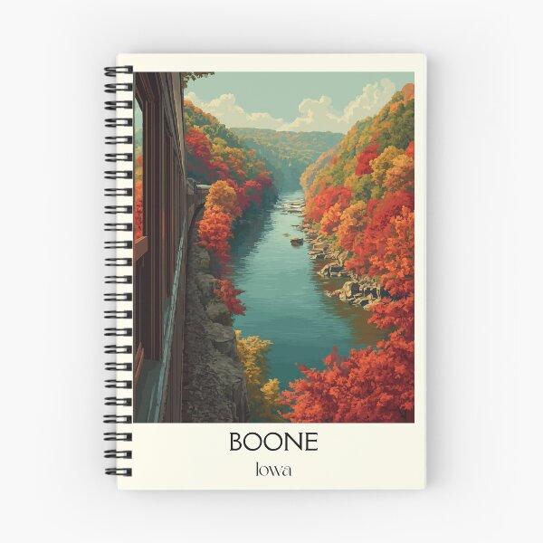 Item preview, Boone Iowa Scenic Valley | Autumn Foliage Poster designed and sold by TuncGK.