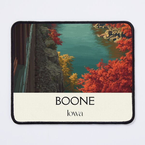 Item preview, Boone Iowa Scenic Valley | Autumn Foliage Poster designed and sold by TuncGK.