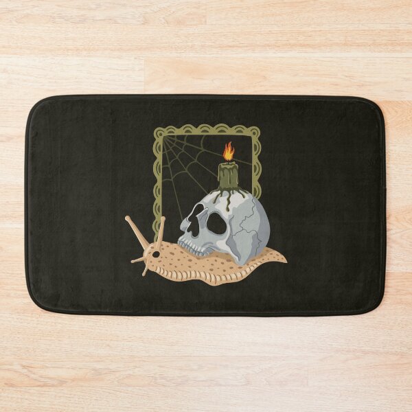Item preview, Snail with skull, candle and picture frame Halloween designed and sold by InkofNocturna.