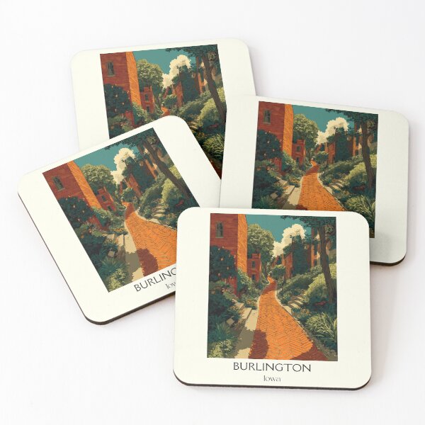 Item preview, Burlington Iowa Winding Brick Street | Historic Path Poster designed and sold by TuncGK.