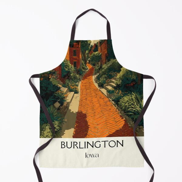 Item preview, Burlington Iowa Winding Brick Street | Historic Path Poster designed and sold by TuncGK.