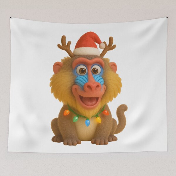 Item preview, Christmas Baboon designed and sold by Sillytoe.
