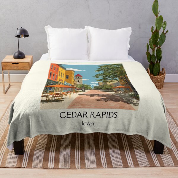 Item preview, Cedar Rapids Iowa Historic District | City Life Poster designed and sold by TuncGK.